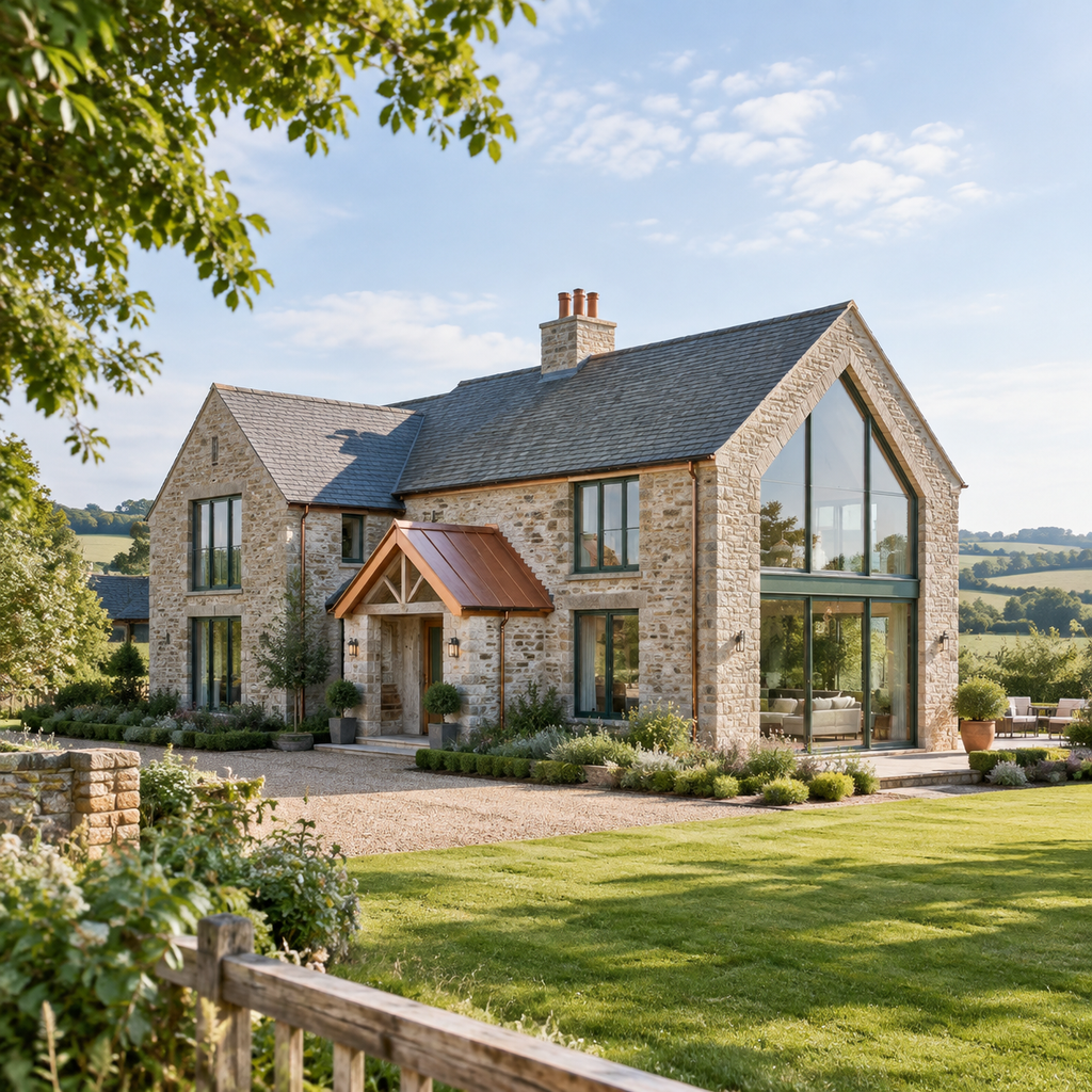 Bespoke new-build country house